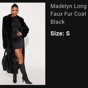 Fashion Nova Madelyn Faux Fur Coat